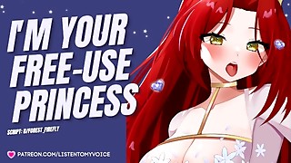 Princess Repays You For Saving Her Life By Offering You Her Body [Free Use] [Submissive Slut] [ASMR]