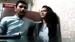 Office girl fucked with boss in officer canteen