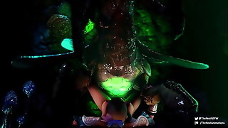 Queen's Brood Oviposition