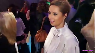 Hot secretary getting horny